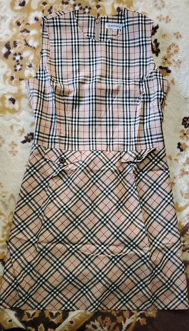 BURBERRY'S チェック柄 ノースリーブワンピース 160cm