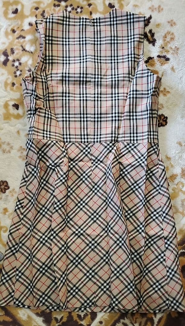 BURBERRY'S チェック柄 ノースリーブワンピース 160cm