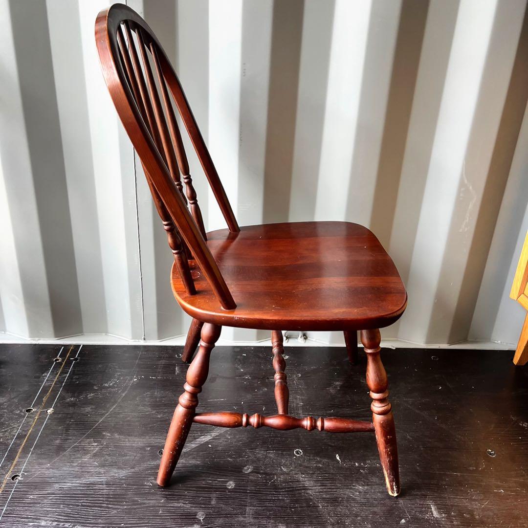 取付無料！飛騨の家具 柏木工 北欧風天然木おしゃれアンティークウィンザーチェア✨