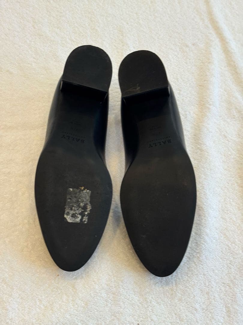 【美品】BALLY ブラック PRALIA 55 レザーパンプス