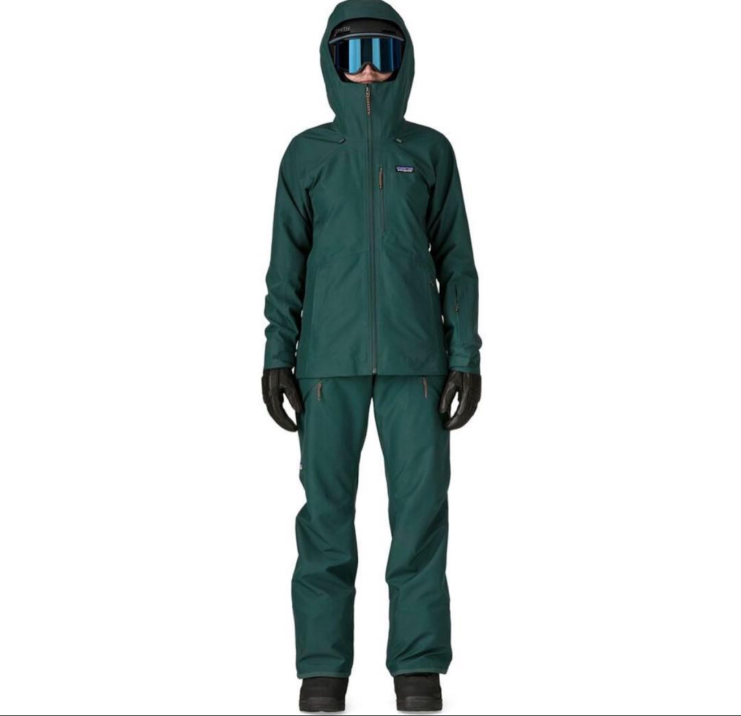Patagonia スノーボードウェア　レディースM ビブ 上下セット