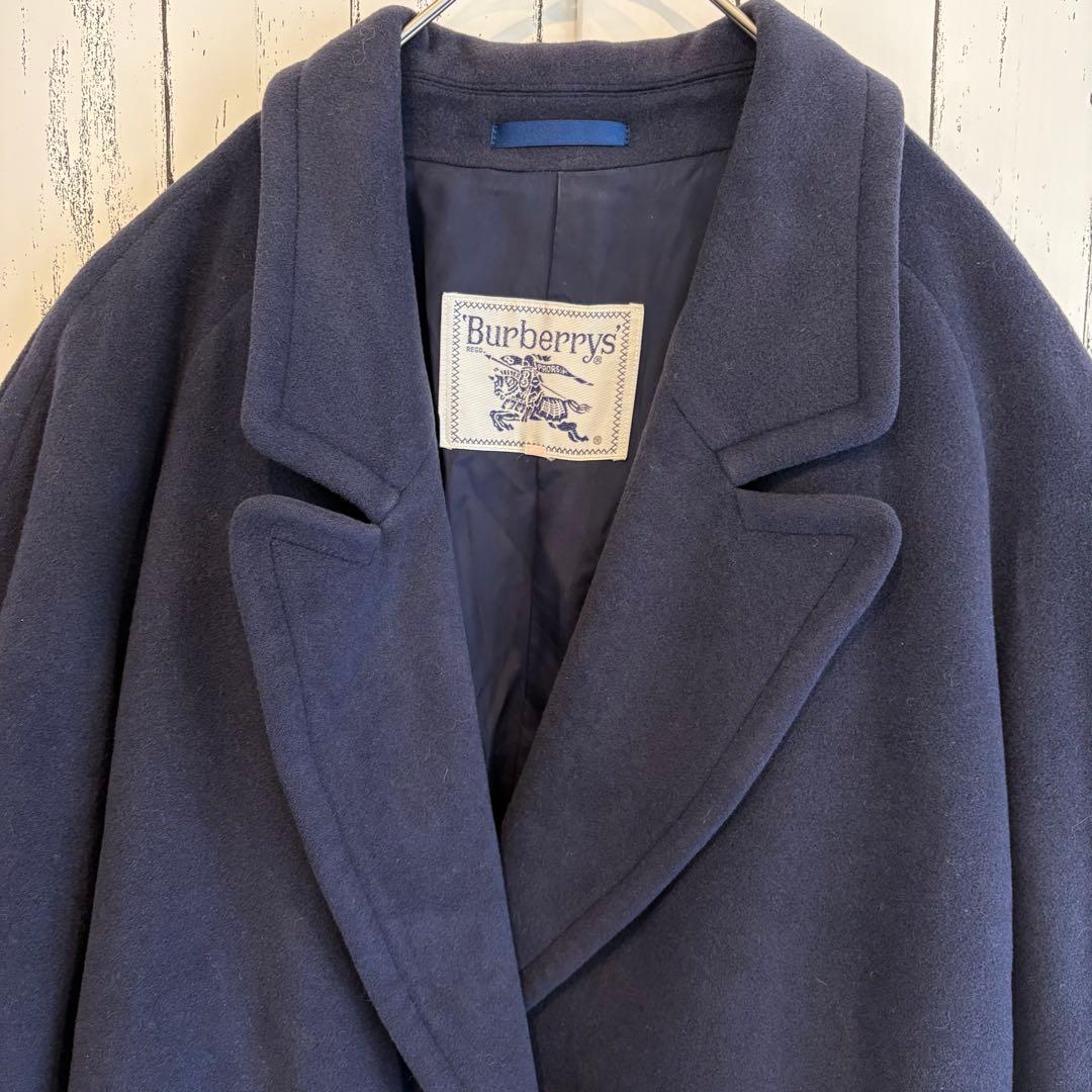 バーバリーズ 90s カシミヤブレンド オールド ダブル チェスターコート