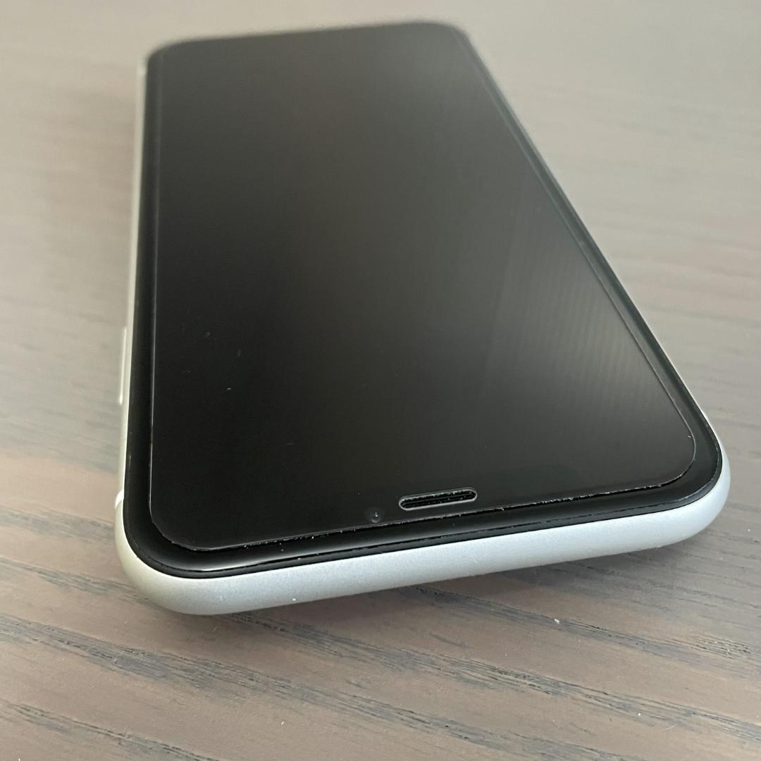 iPhone XR 本体 64GB Simフリー ホワイト 箱付き おまけ付