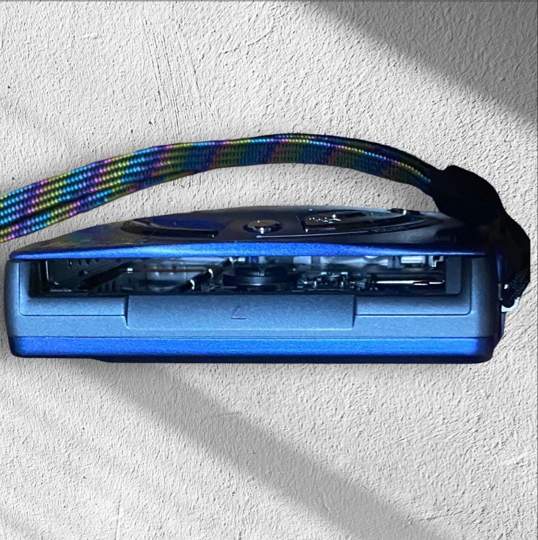 【極美品】SHARP ポータブルMDプレーヤー MD-SS311S-A/ブルー