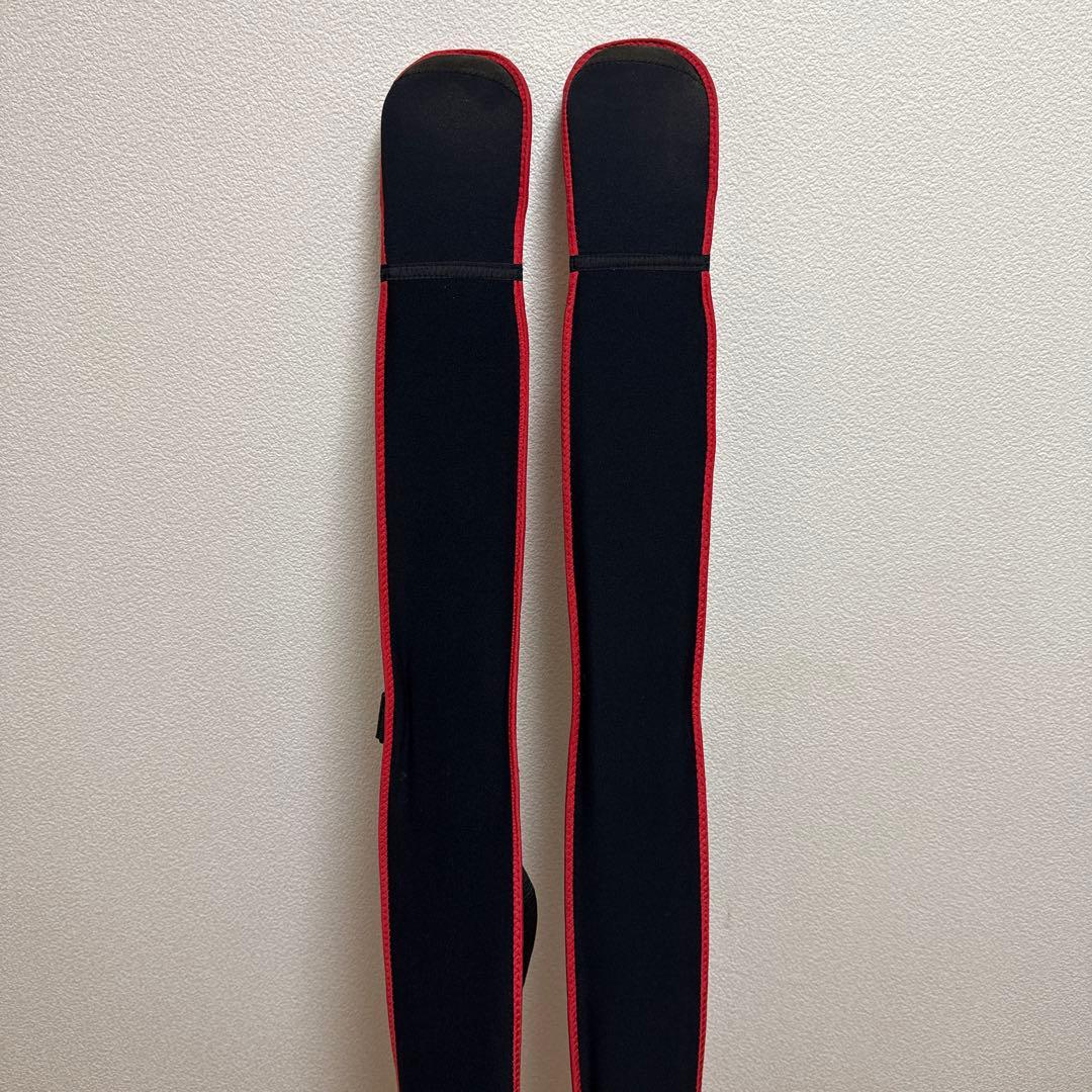 OGASAKA スキー板 『覇』Keos 155cm 赤黒 + 紫スキー用ポール