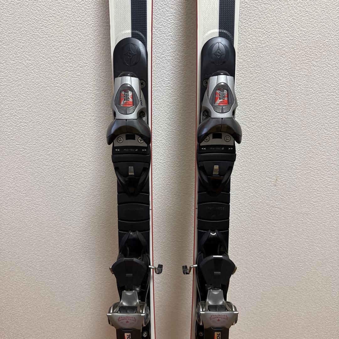 OGASAKA スキー板 『覇』Keos 155cm 赤黒 + 紫スキー用ポール