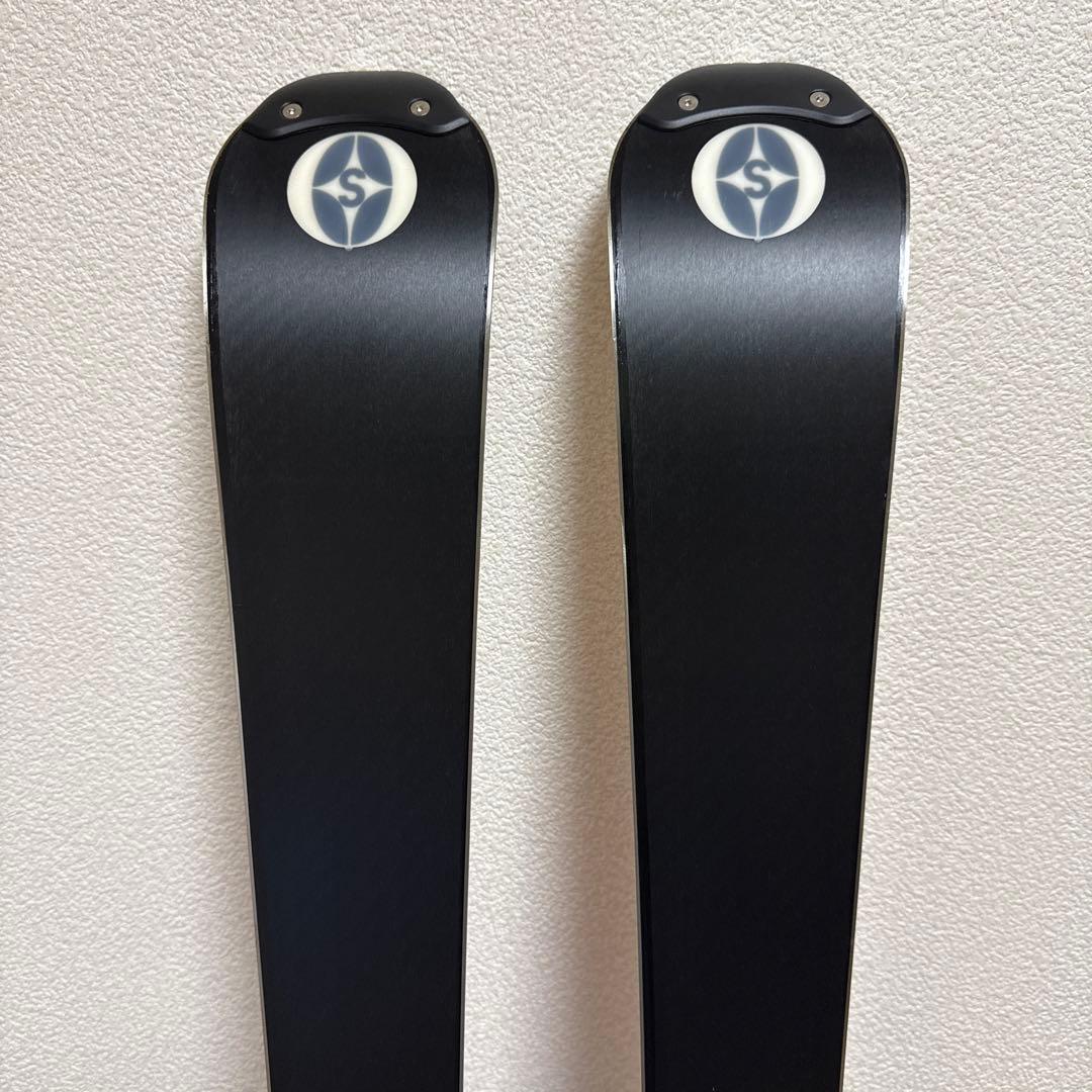 OGASAKA スキー板 『覇』Keos 155cm 赤黒 + 紫スキー用ポール