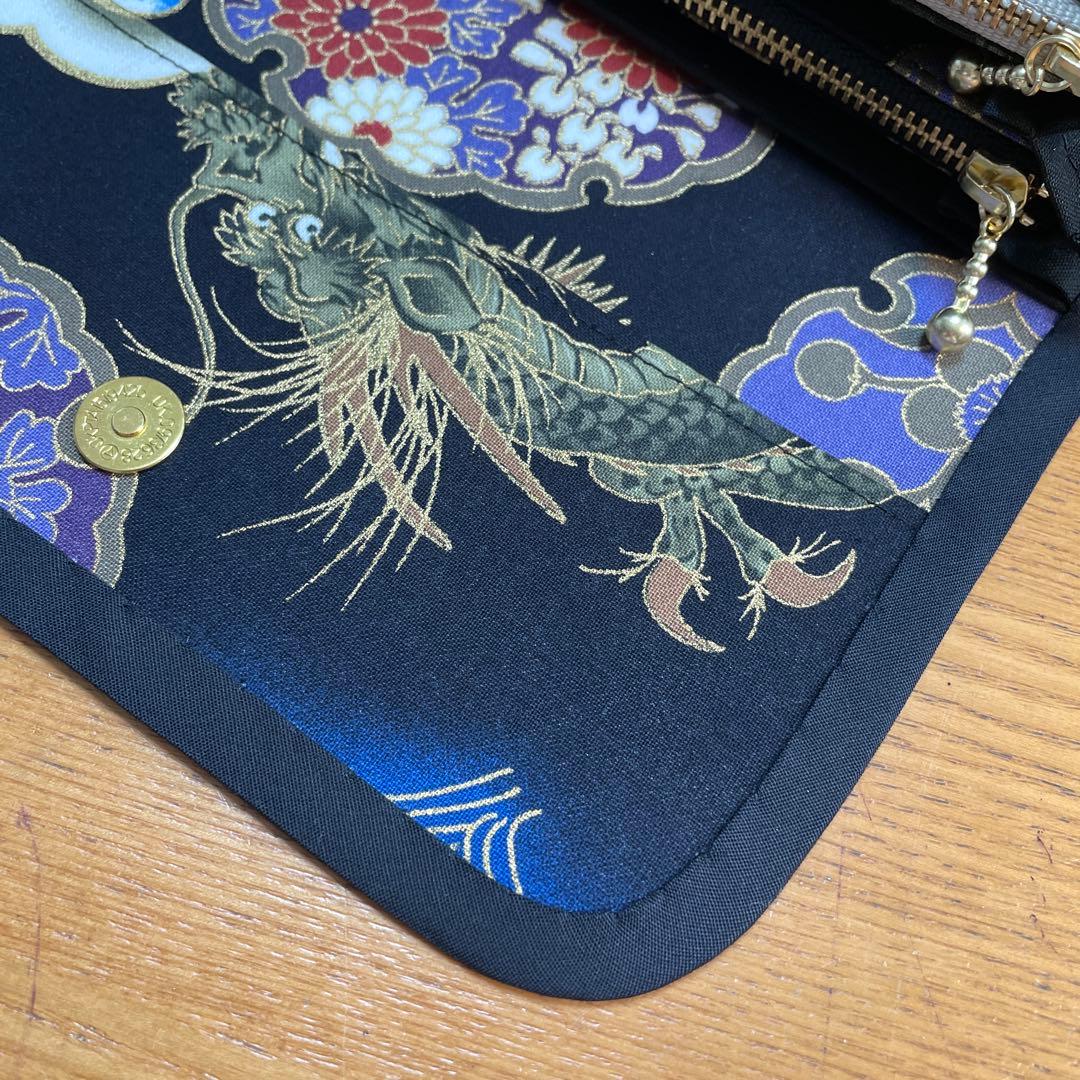 肝っ玉母さん　長財布　やりくり財布　ハンドメイド
