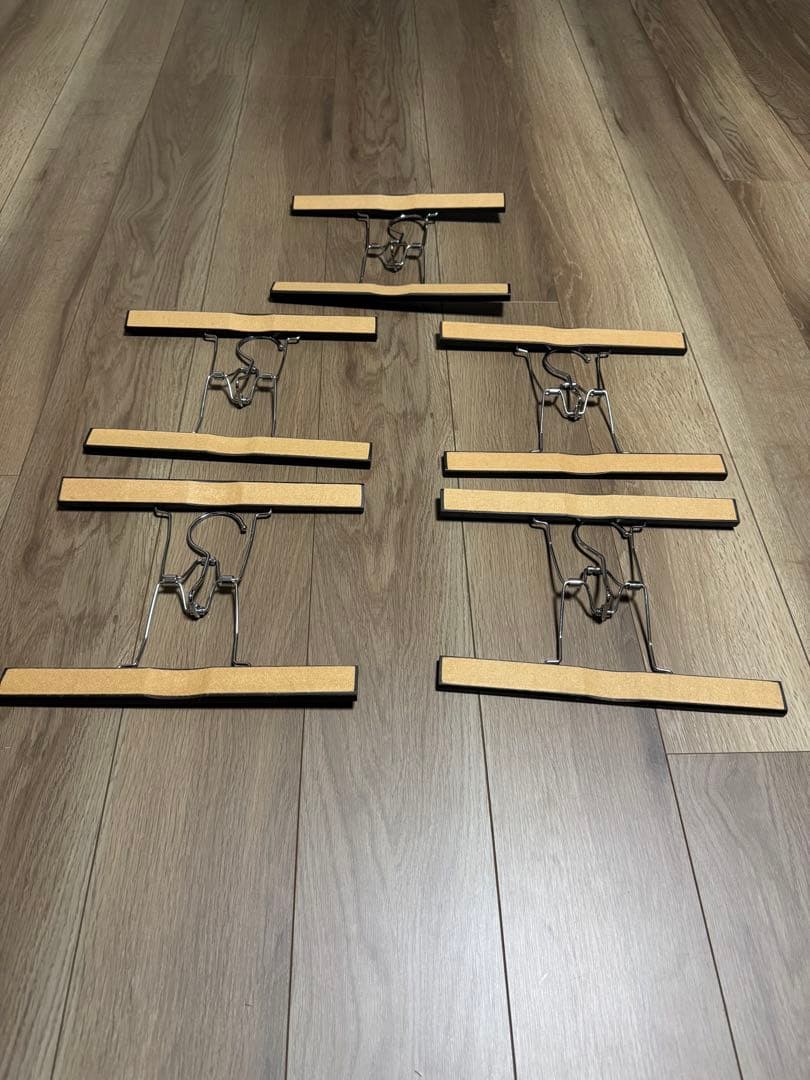 中田ハンガー　ズボン、スラックス用　5本セット