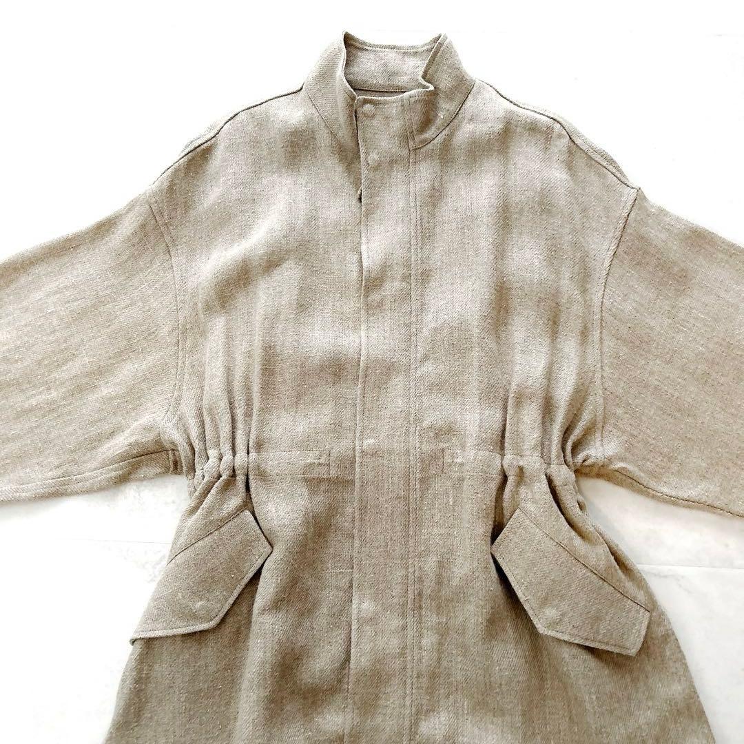 24年モデル✨カレンソロジー　セミウェットリネンツイルブルゾン 定価6.5万円