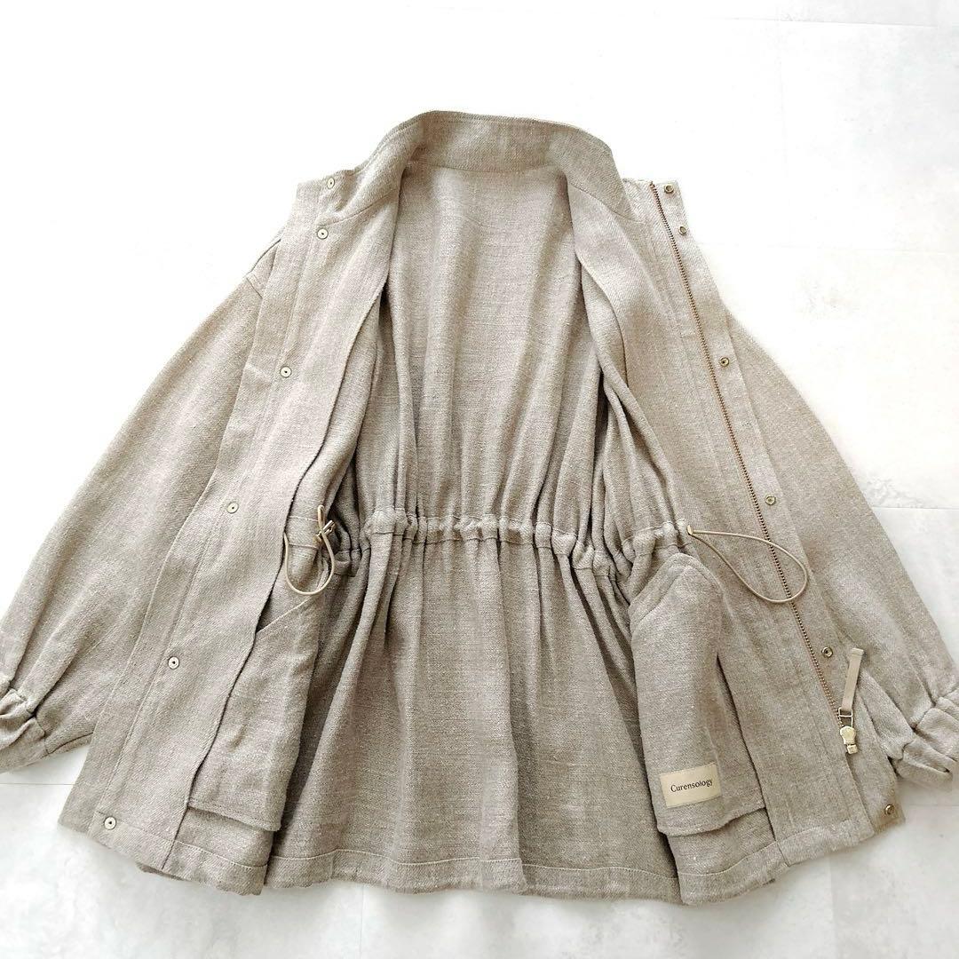 24年モデル✨カレンソロジー　セミウェットリネンツイルブルゾン 定価6.5万円