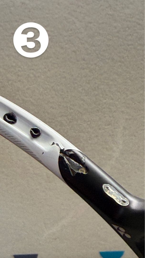 バドミントンラケットジャンク品7本