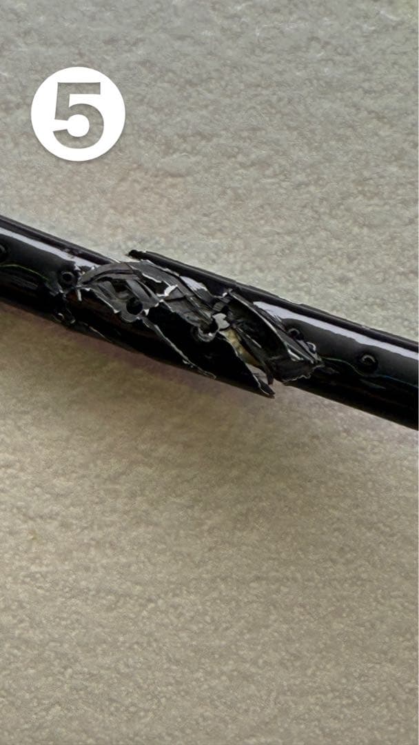 バドミントンラケットジャンク品7本