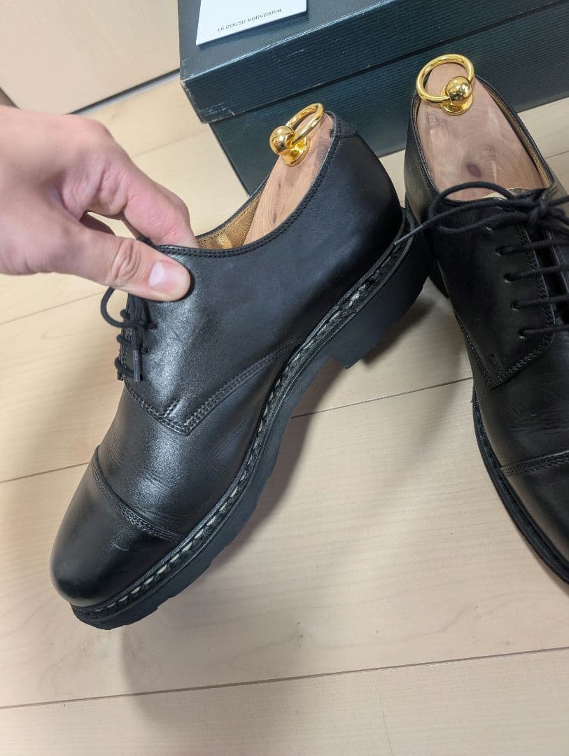 パラブーツ　アゼイ ブラック 8