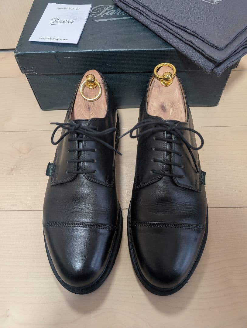 パラブーツ　アゼイ ブラック 8