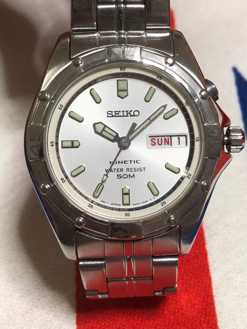 時計 SEIKO KINETIC 5M43-0D00