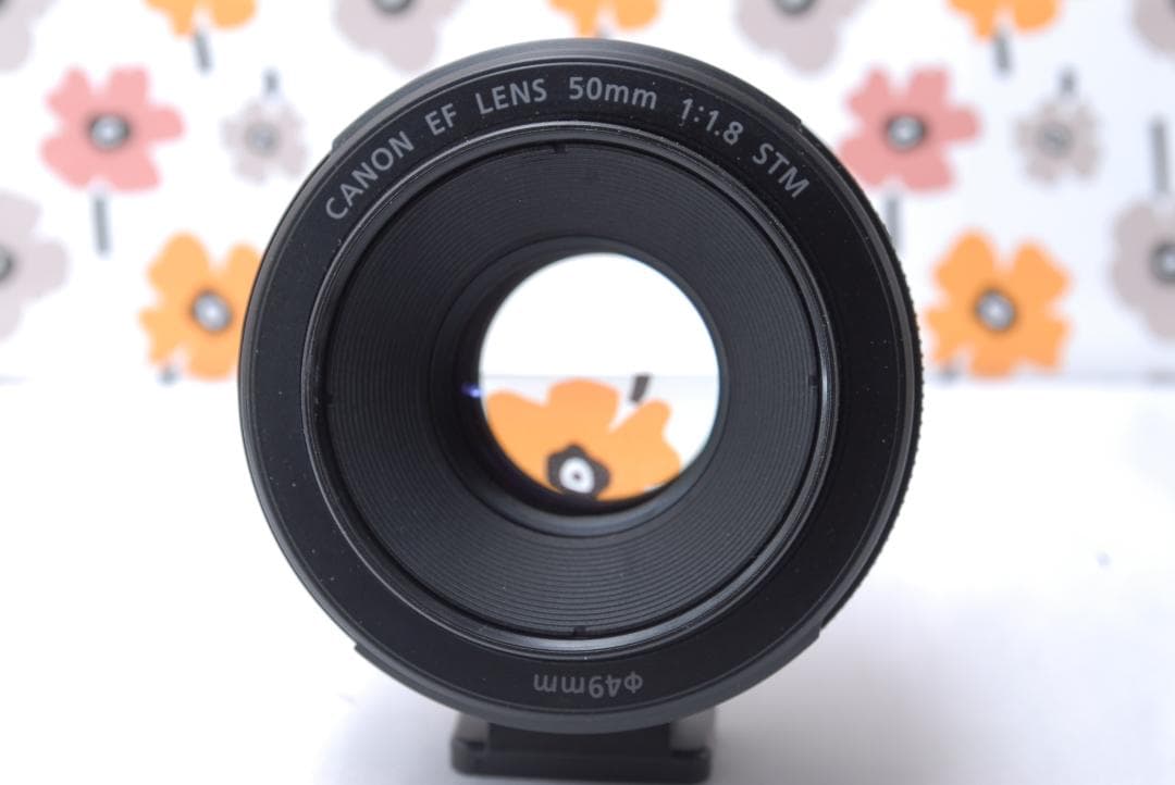 ❤Canon EF 50mm F1.8 STM 単焦点❤とろけるボケ感❤美品❤