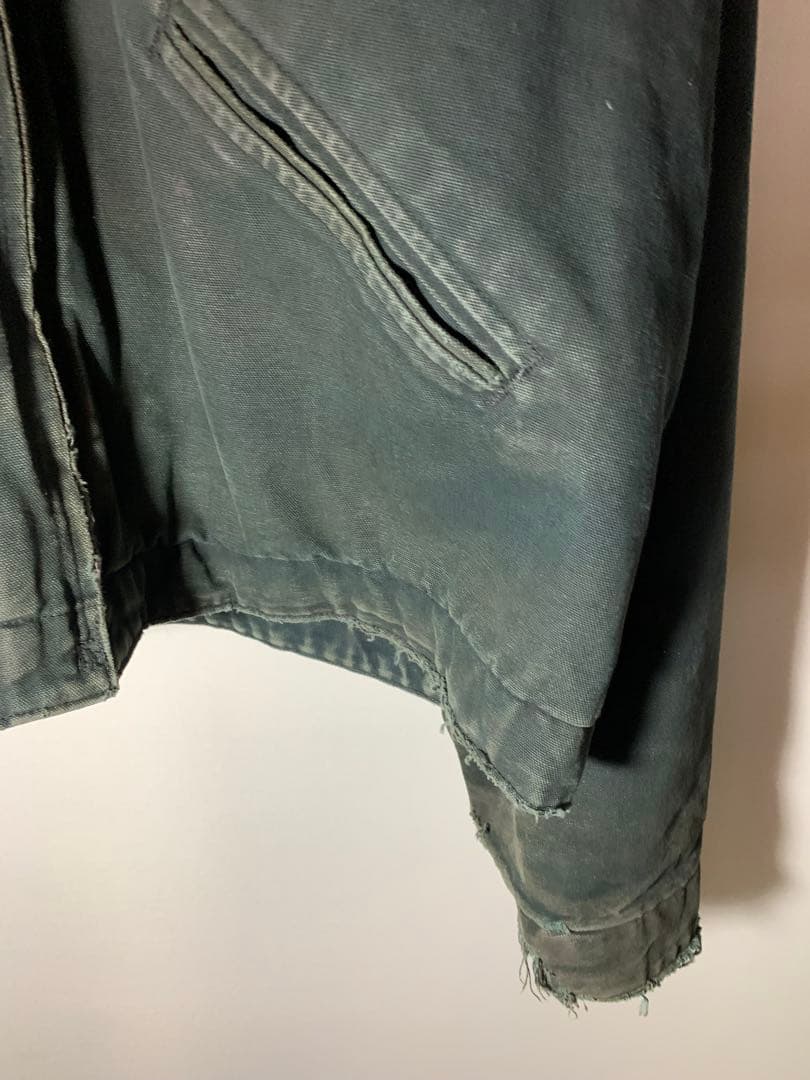 carhartt カーハート デトロイトジャケット 企業ロゴ フェード 黒