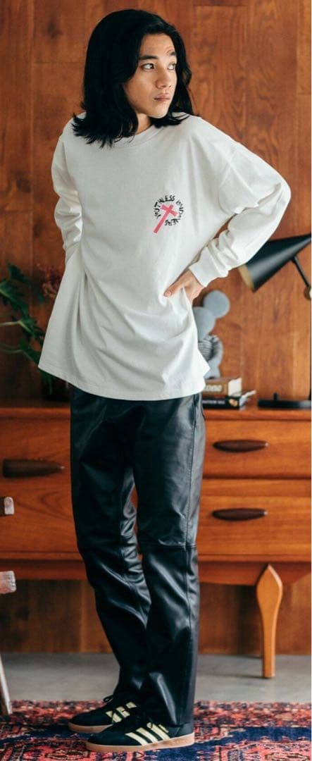 ジャーナルスタンダード カウレザー 5ポケットパンツ