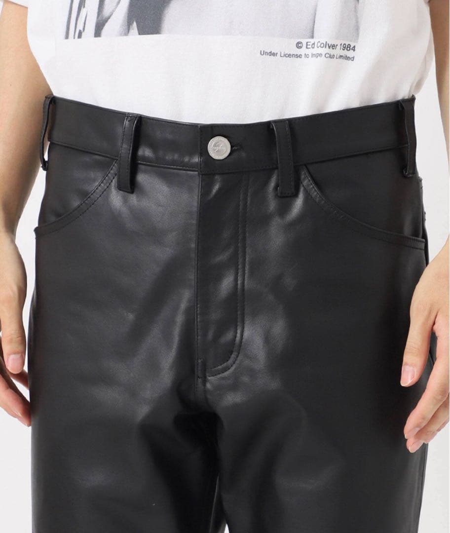 ジャーナルスタンダード カウレザー 5ポケットパンツ