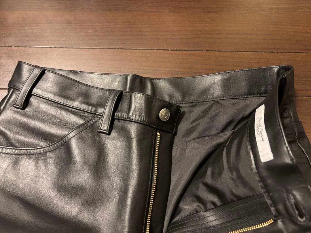 ジャーナルスタンダード カウレザー 5ポケットパンツ