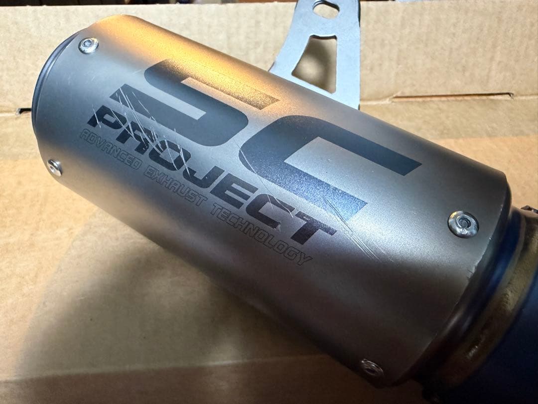 GSXR1000R SC-PROJECT スリップオンサイレンサー 認証書付き