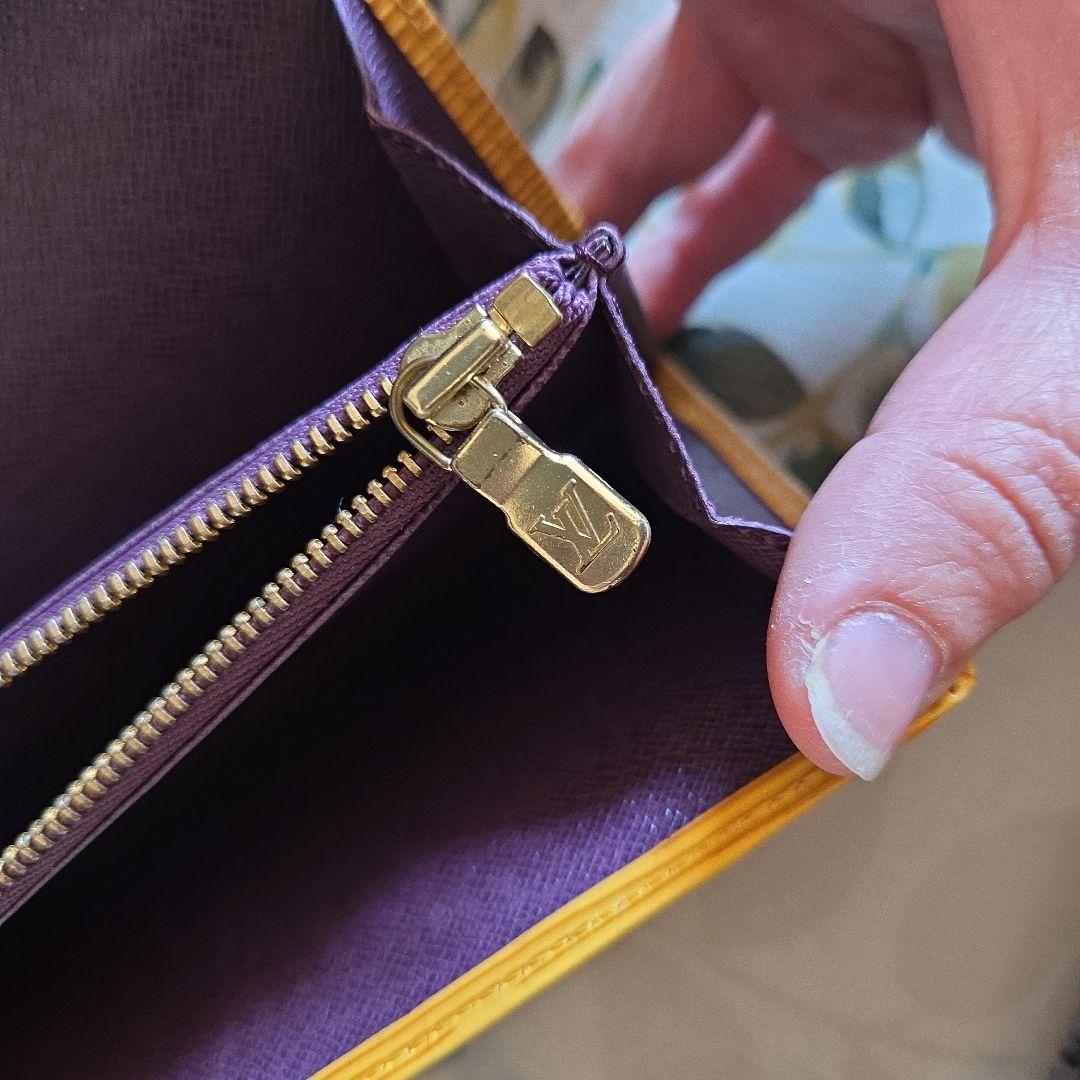 Louis Vuitton エピレザー 長財布 イエロー
