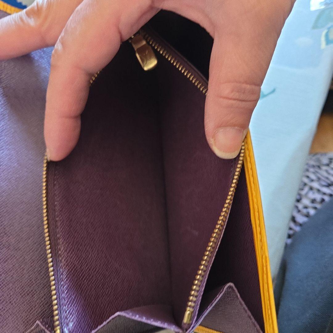 Louis Vuitton エピレザー 長財布 イエロー
