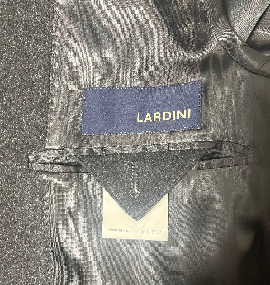 LARDINI ラルデイーニ　ダークグレー チェスターコート　カシミヤ