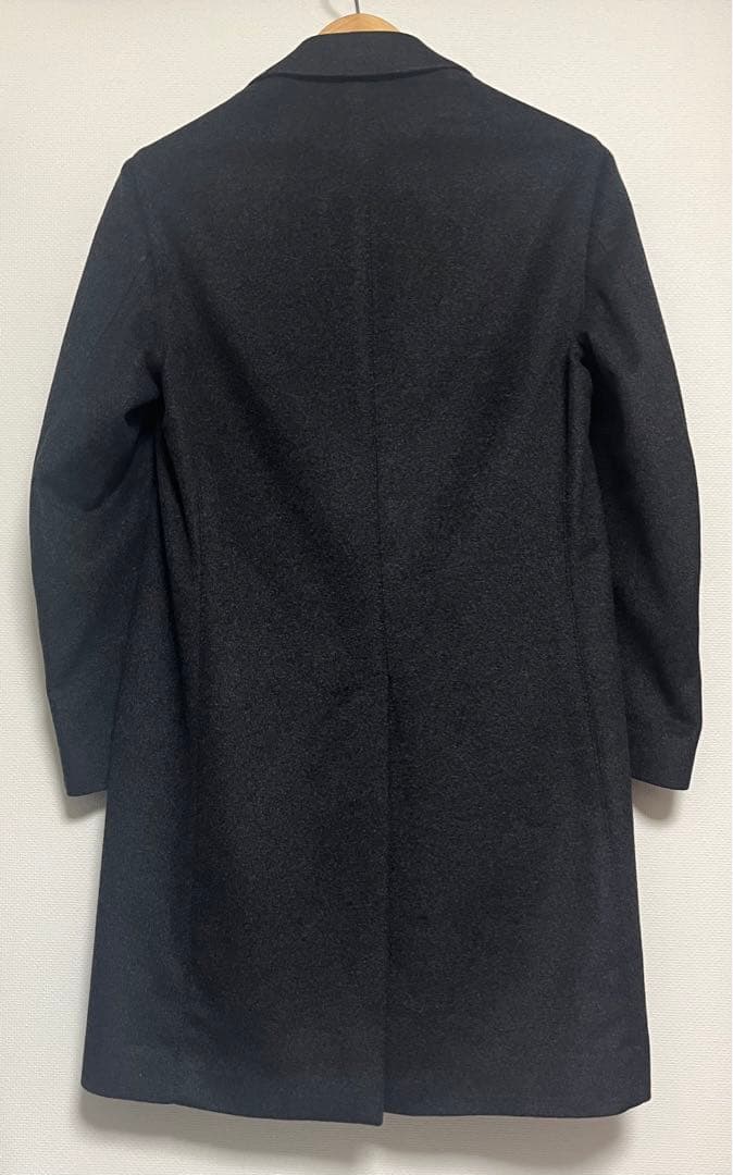 LARDINI ラルデイーニ　ダークグレー チェスターコート　カシミヤ