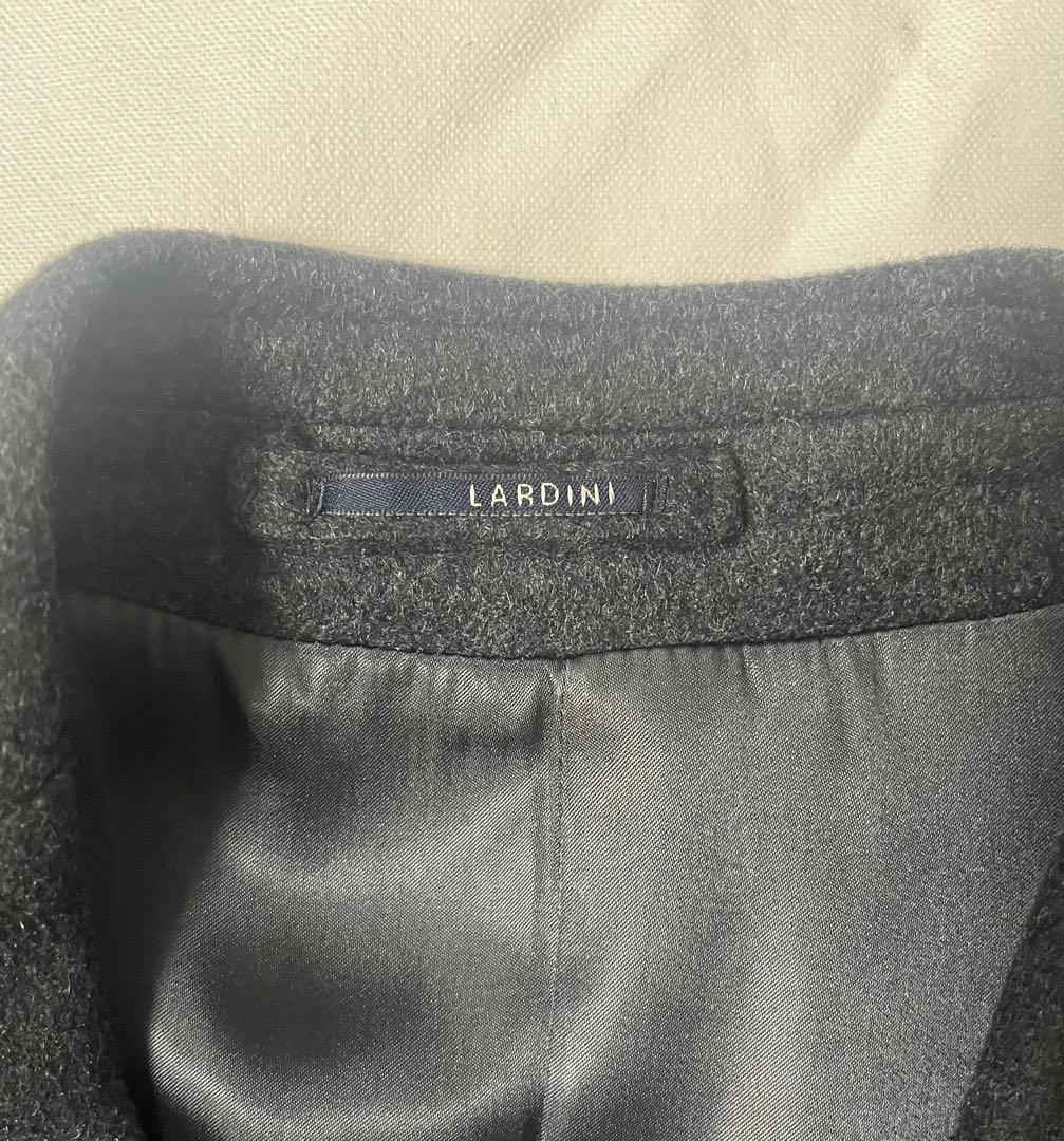 LARDINI ラルデイーニ　ダークグレー チェスターコート　カシミヤ