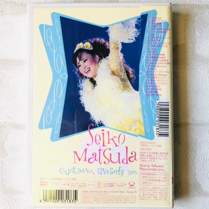 松田聖子dvd、COUNT DOWN LIVE PART…