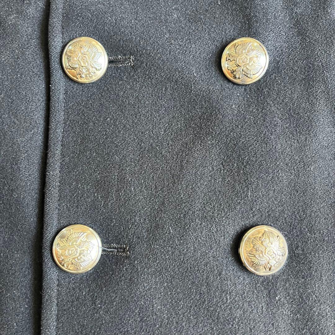 ポールスミス　カシミヤ　ピーコート　ナポレオン　キルティング　メタルボタン　刻印