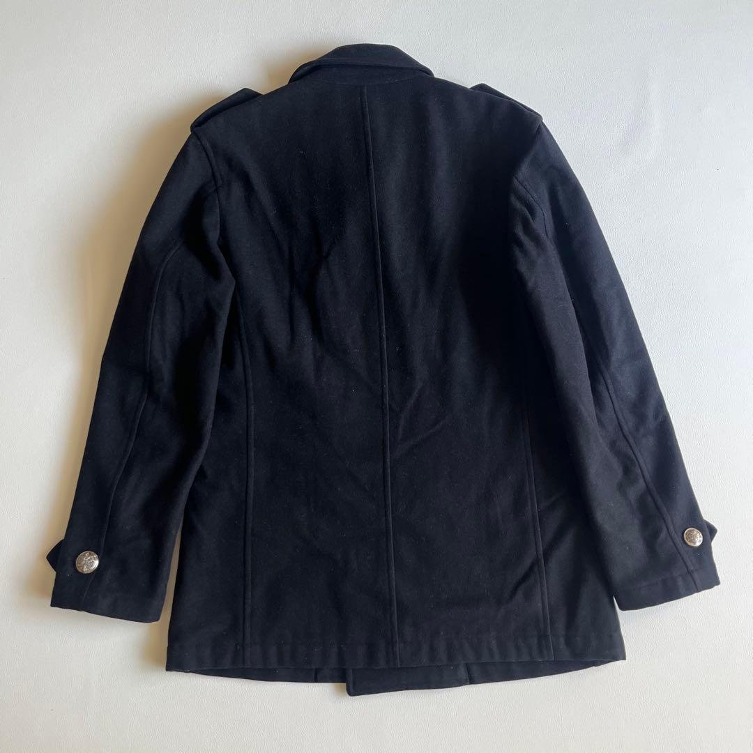 ポールスミス　カシミヤ　ピーコート　ナポレオン　キルティング　メタルボタン　刻印