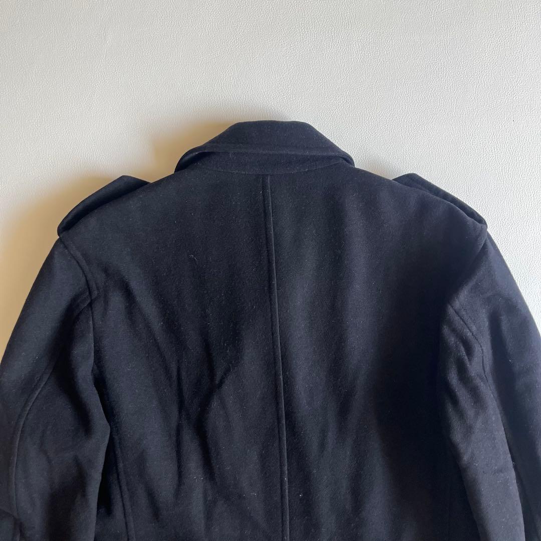 ポールスミス　カシミヤ　ピーコート　ナポレオン　キルティング　メタルボタン　刻印