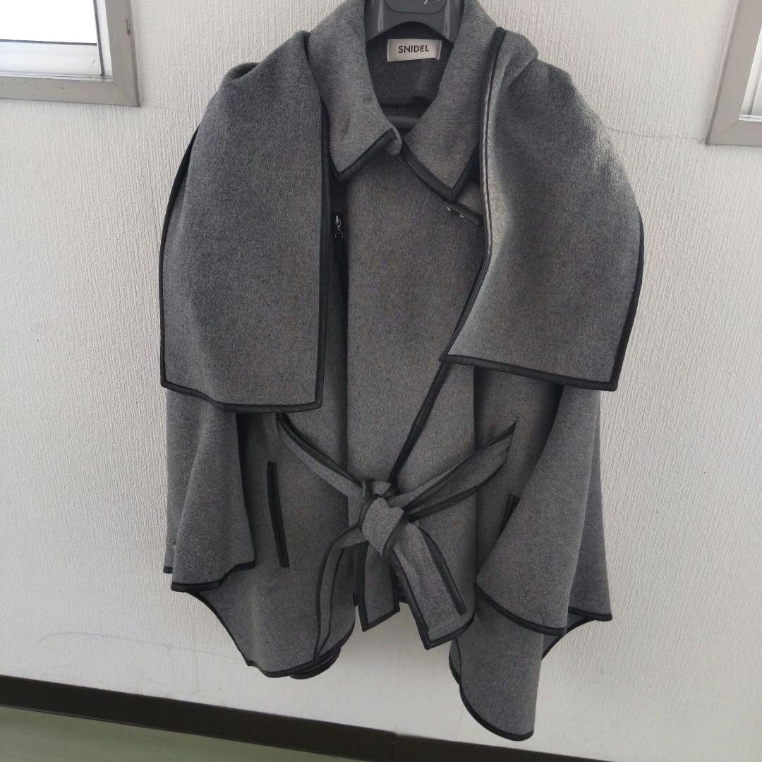 ★お値下げ【美品 スナイデル】 sweet x 新木優子 ポンチョコート グレー