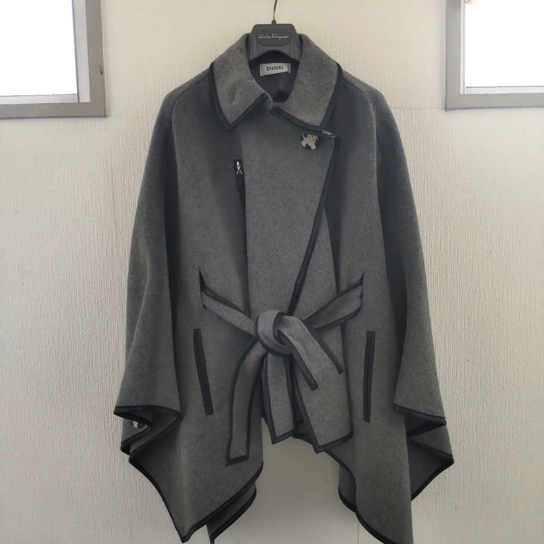 ★お値下げ【美品 スナイデル】 sweet x 新木優子 ポンチョコート グレー