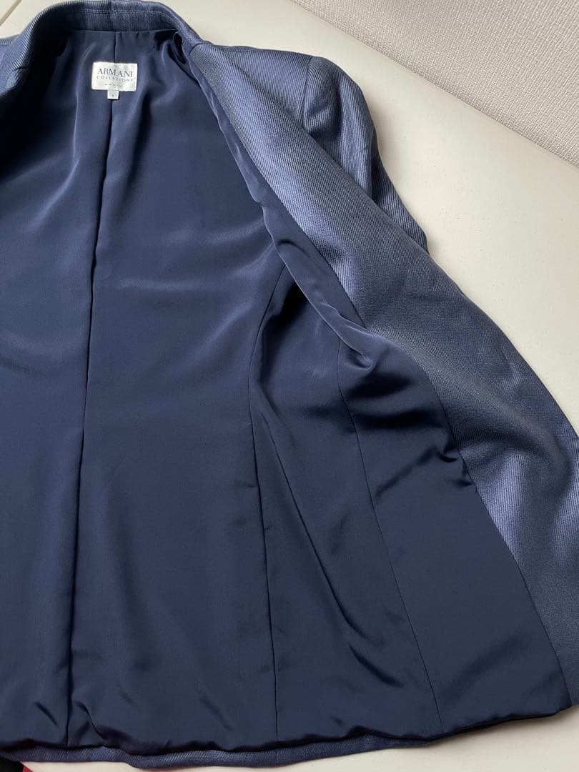 ARMANI COLLEZIONI 2B カシミヤテーラードジャケット 総裏