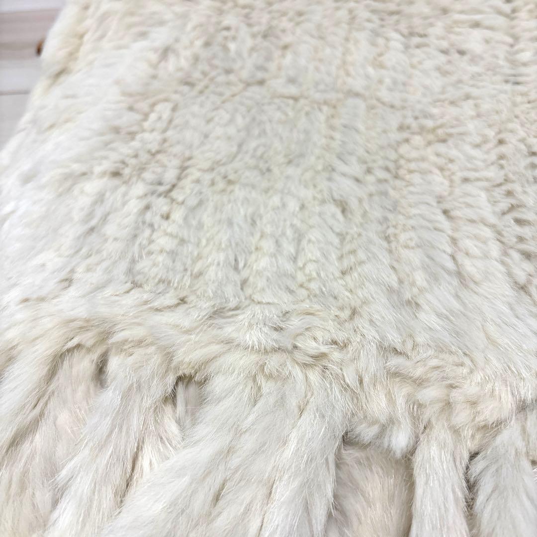 【新品タグ付き】F-wisteria ラビットファー マフラー / ストール