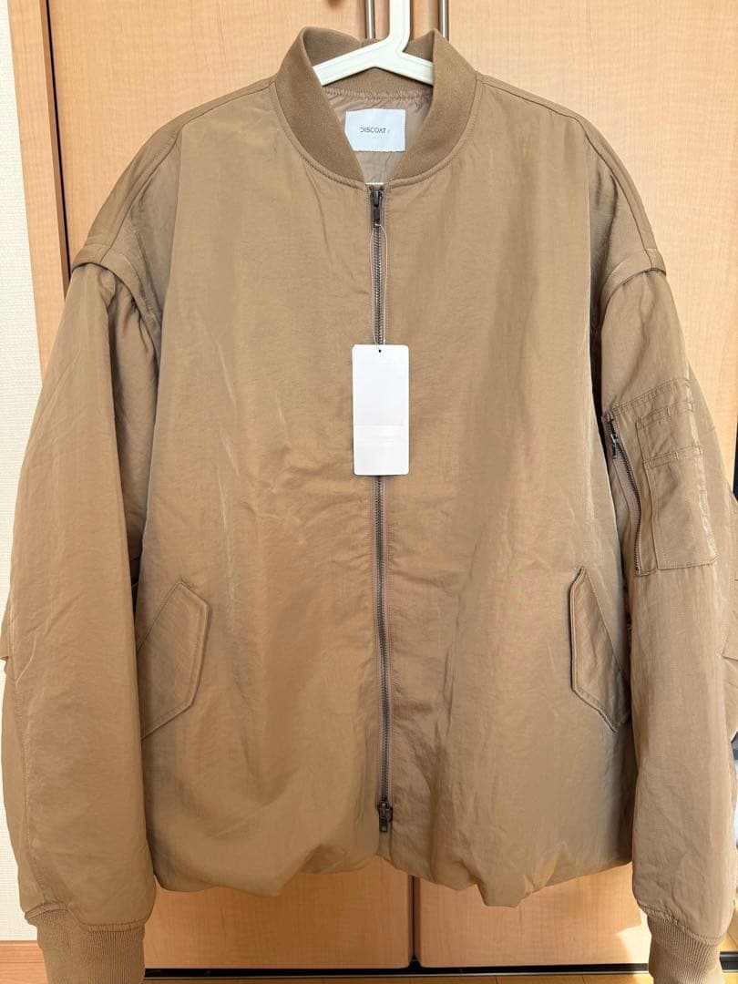 新品！　ディスコート　デタッチャブル2WAYメモリーボンバージャケット　ベージュ