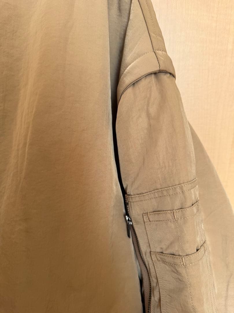 新品！　ディスコート　デタッチャブル2WAYメモリーボンバージャケット　ベージュ