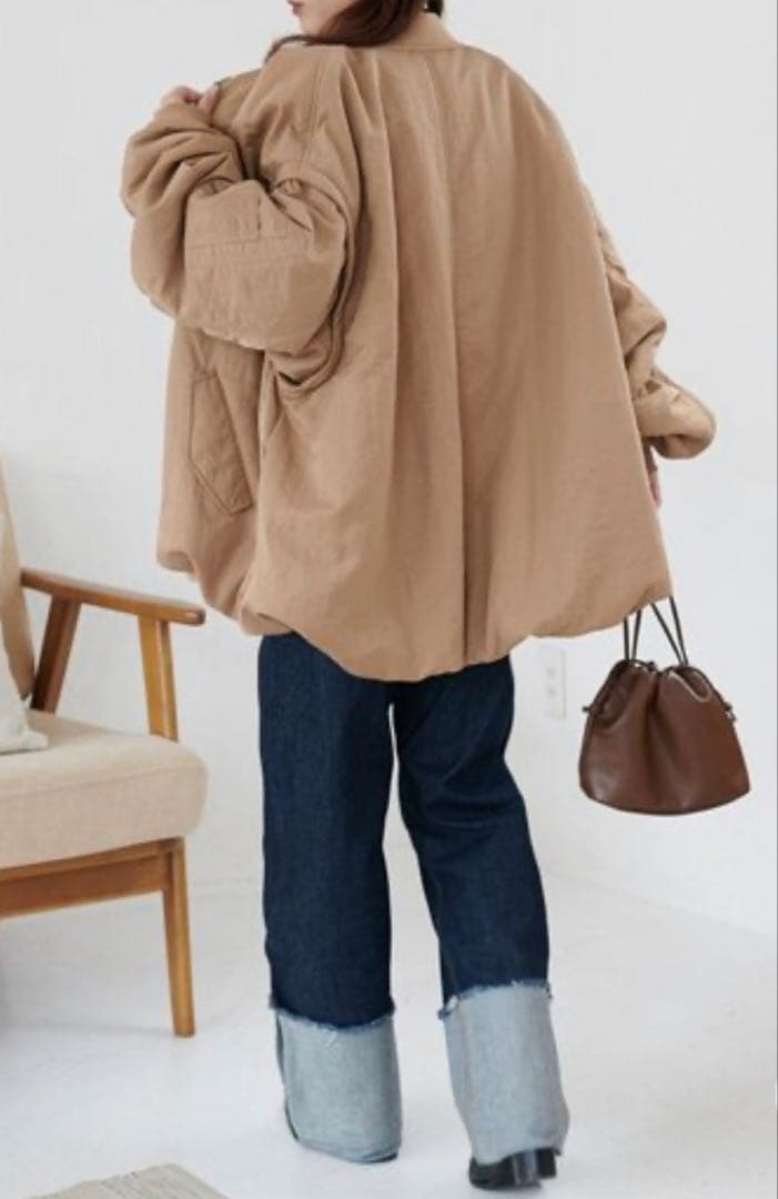 新品！　ディスコート　デタッチャブル2WAYメモリーボンバージャケット　ベージュ