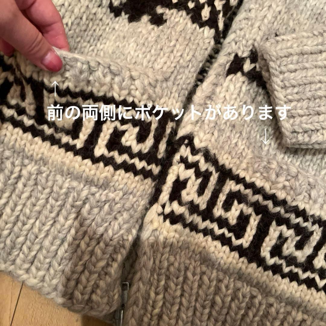 新品　カナダ産　カウチンセーター　レディース