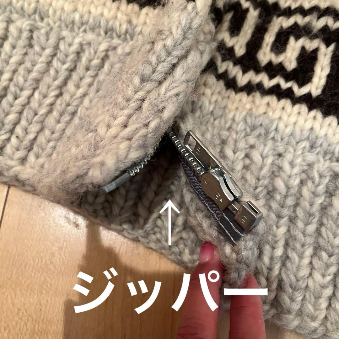 新品　カナダ産　カウチンセーター　レディース