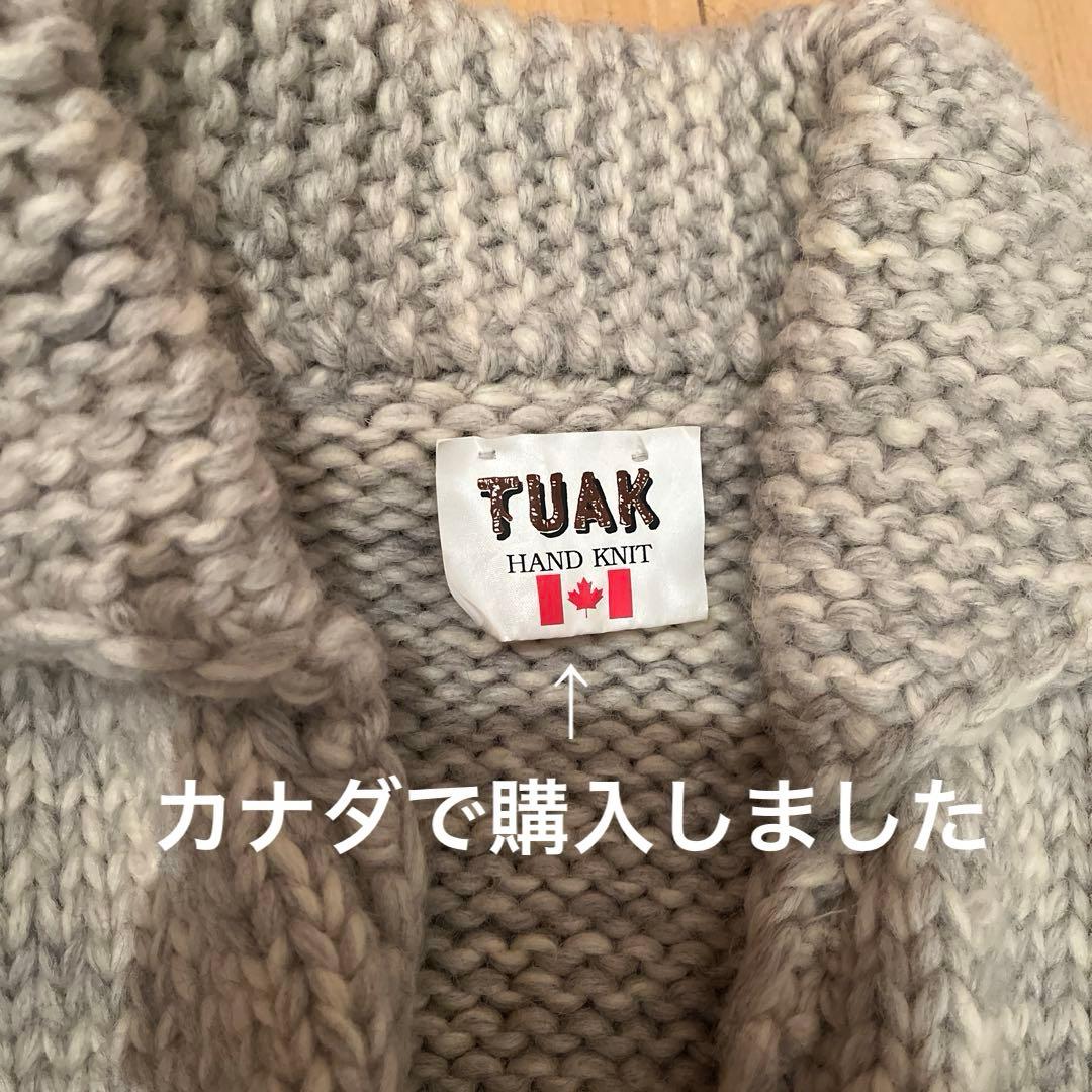 新品　カナダ産　カウチンセーター　レディース