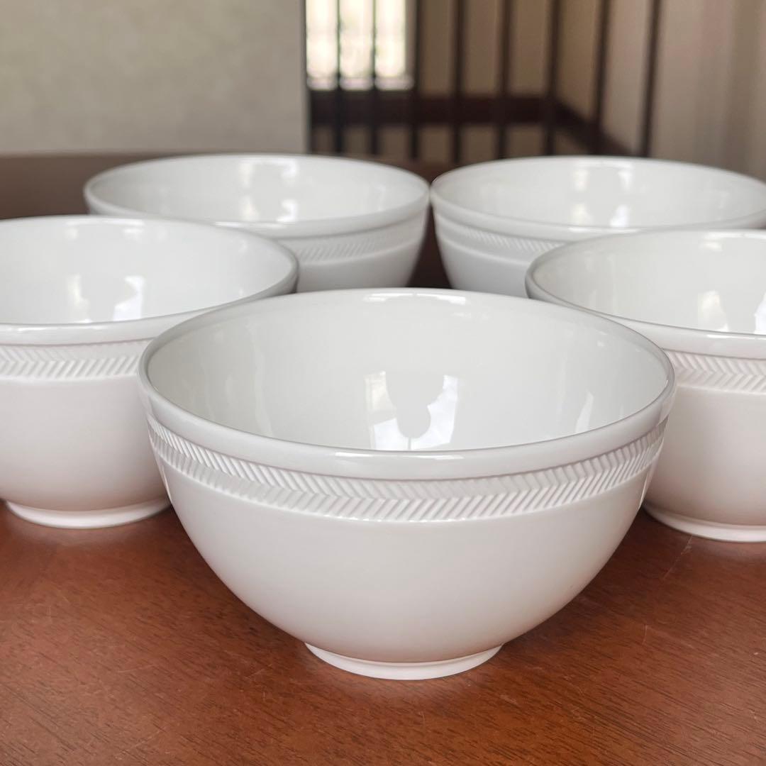 【レア美品】ウェッジウッド★ナイト＆デイ★ライスボウル（お茶碗）3個