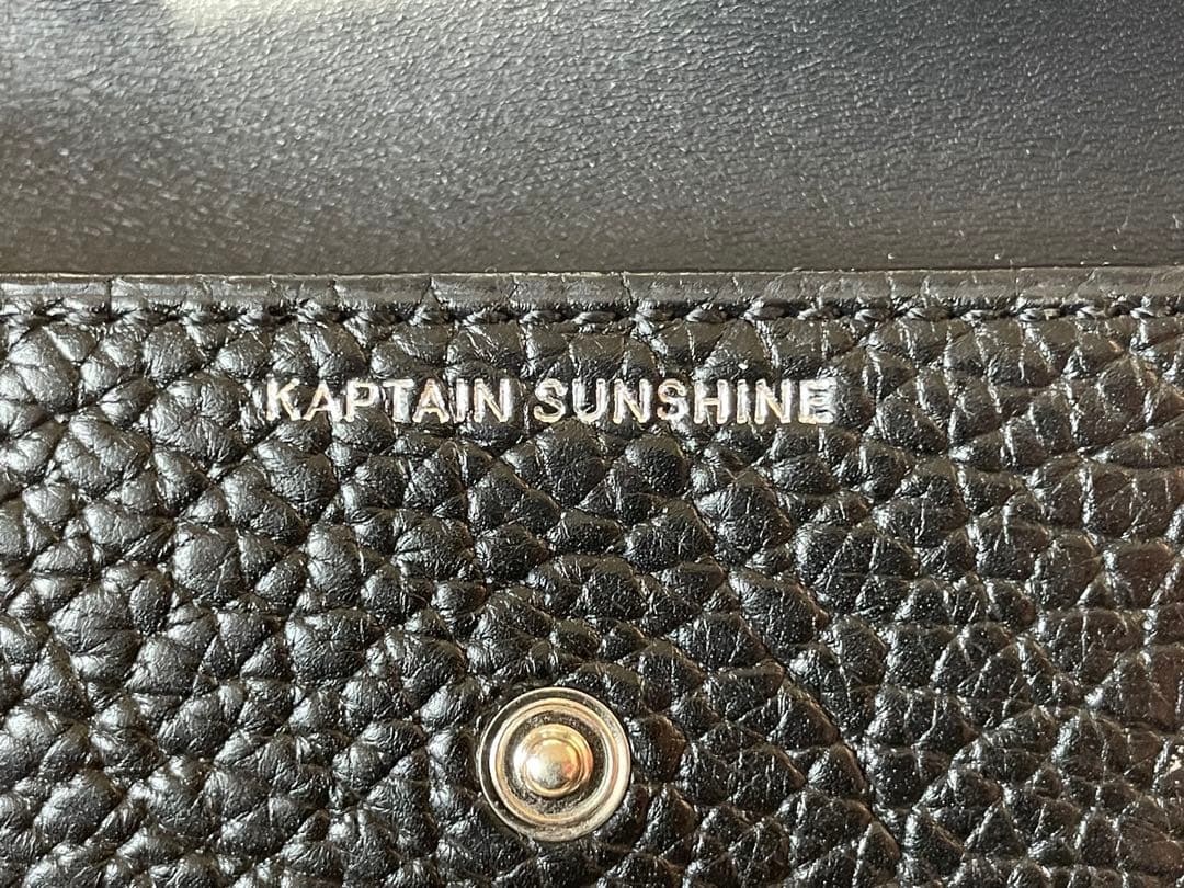 KAPTAIN SUNSHINE | Round Wallet ブラック