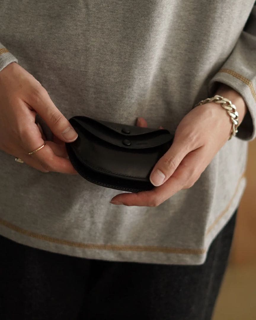 KAPTAIN SUNSHINE | Round Wallet ブラック