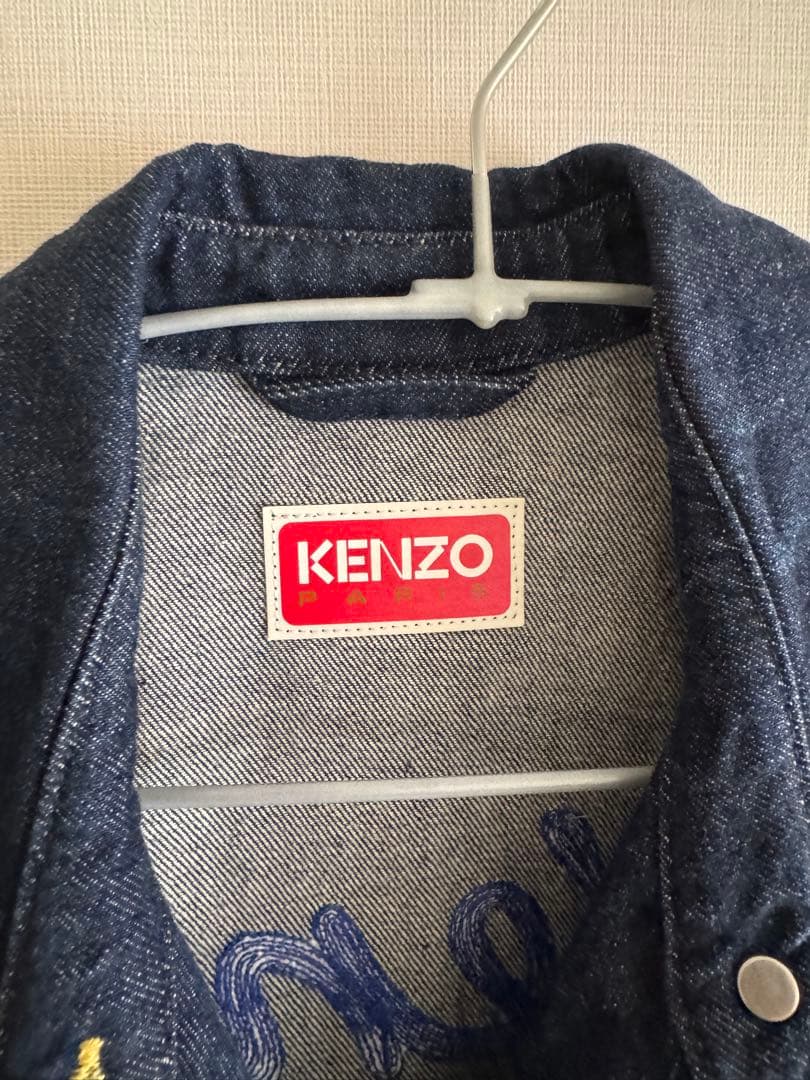 新品タグ付きKENZO ケンゾーデニムジャケット 刺繍Gジャン