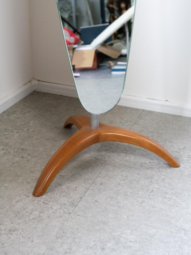 北欧モダン ヴィンテージ スタンドミラー 姿見 【大阪直接引取・関西配送】